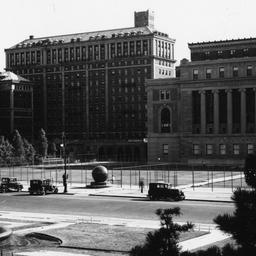 View of Butler Library
