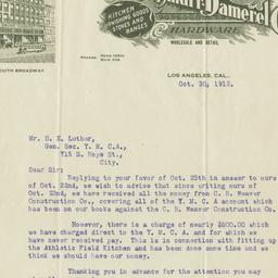 Cass-Smurr-Damerel Co.. Letter