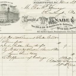 Wm. Knabe & Co.. Bill