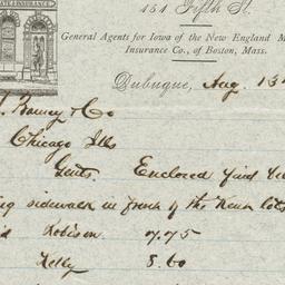 Duncan & Waller. Letter