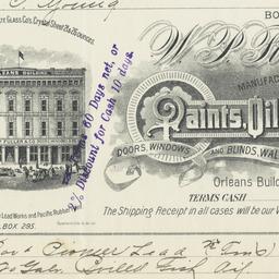 W.P. Fuller & Co.. Bill