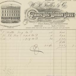 W.P. Fuller & Co.. Bill