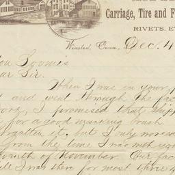 Franklin Moore Co.. Letter