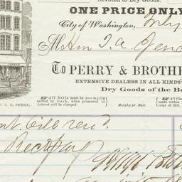 Perry & Brother. Bill