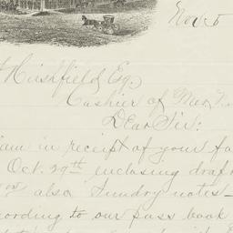 Overland Hotel. Letter