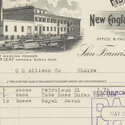 Fischbeck Soap Co.. Bill