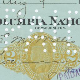 Columbia National Bank. Check