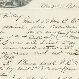Forest City House. Letter