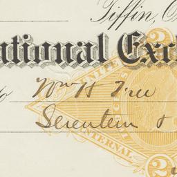 National Exchange Bank. Check