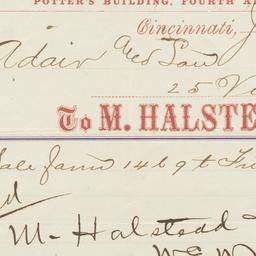 M. Halstead & Co.. Bill
