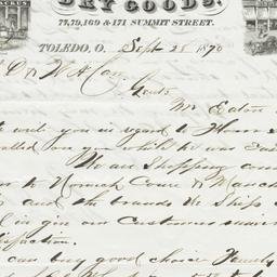 Eaton & Backus. Letter