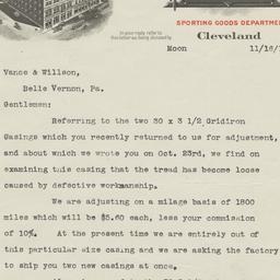 Geo. Worthington Co.. Letter