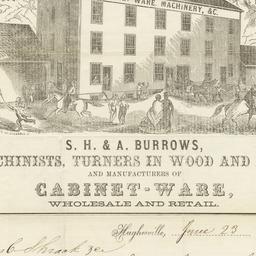 S. H. & A. Burrows. Letter
