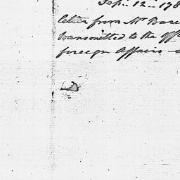 [Document, 1786 September 07]