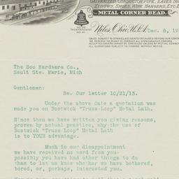 Bostwick Steel Lath Co.. Le...