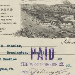 Westinghouse Co.. Bill