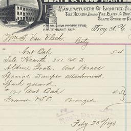 C. W. Billings Slate and Wo...