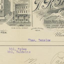 T. R. Thomas & Co.. Bill