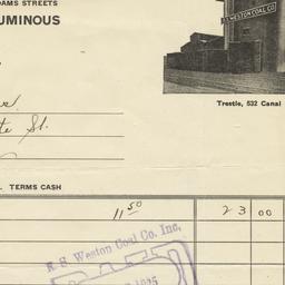 R. S. Weston Coal Co.. Bill
