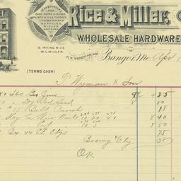 Rice & Miller. Bill