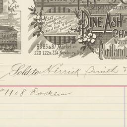 Thomas P. Beals Co.. Bill