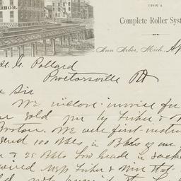 J. M. Swift & Co.. Letter