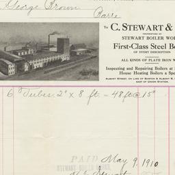 C. Stewart & Son. Bill