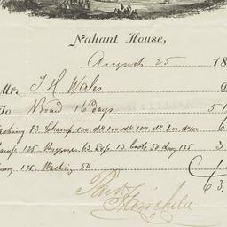 Nahant House. Bill