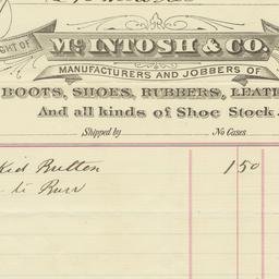 McIntosh & Co.. Bill