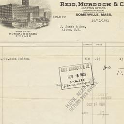 Reid, Murdoch & Co.. Bill