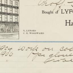 Lyford & Woodward. Bill