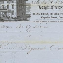 Denton & Wood. Bill