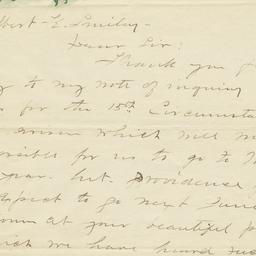 Poland Spring House. Letter