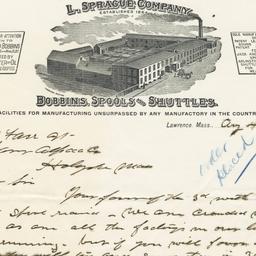 L. Sprague Company. Bill