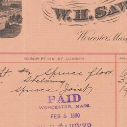 W. H. Sawyer. Bill