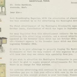 Gray & Dudley Co.. Letter