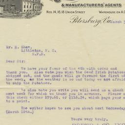 Roper & Company. Letter