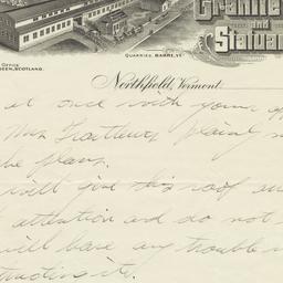 Cross Brothers Company. Letter