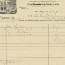 John S. Naylor Co.. Bill
