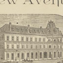New Avenue Hotel. Card stock