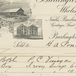 Burlington Grocery Co.. Bill