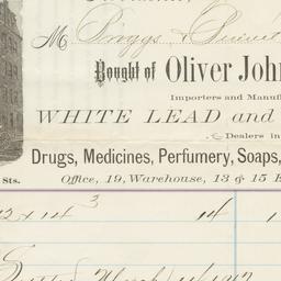 Oliver Johnson & Co.. Bill
