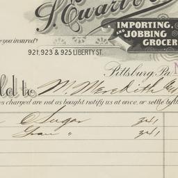 S. Ewart & Co.. Bill