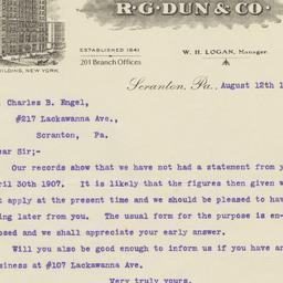 R.G. Dun & Co.. Letter