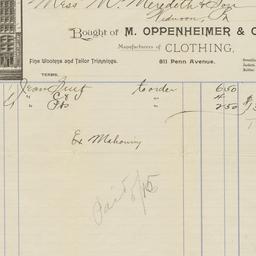 M. Oppenheimer & Co.. Bill