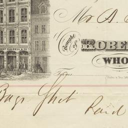 Robert Dalzell & Co.. Bill