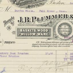 J. B. Plummer & Co.. Bill