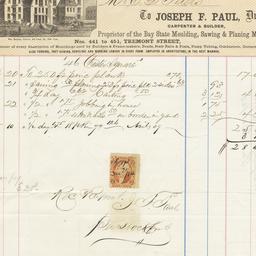 Joseph F. Paul. Bill