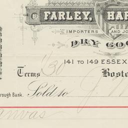 Farley, Harvey & Co.. Bill