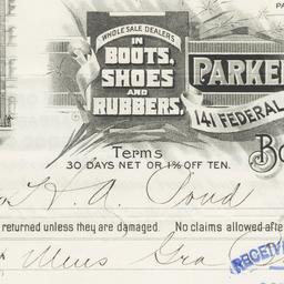 Parker, Holmes & Co.. Bill